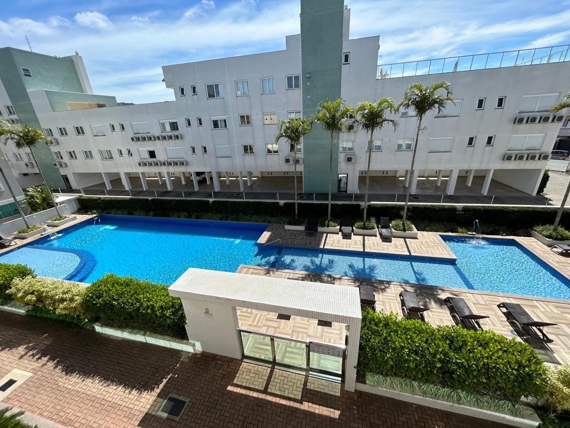 Apartamento De Frente Para Piscina, Com Vista Para O Mar Appartement Florianópolis Buitenkant foto